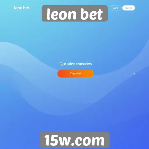 Avaliação da interface do usuário no site Leon Bet
